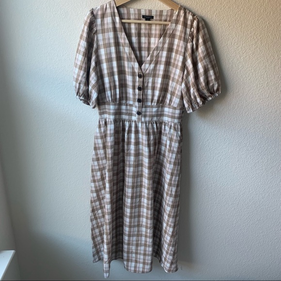 Ann Taylor Midi Plaid Dress! - Picture 2 of 7